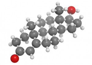 testosterone-molecular-model